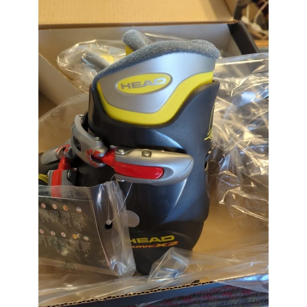 NOS Carve X 2 Kids US‎ Size 13.5 HEAD Ski Boots Brand NEW Kids MP 195